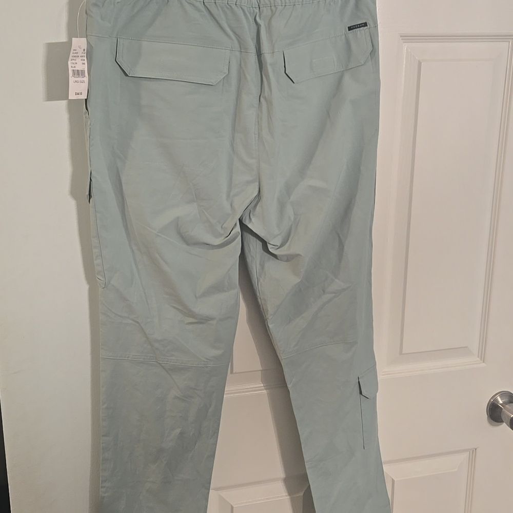Men's pacsun Light Green Cargo Pants size large new with tags - Picture 7 of 12